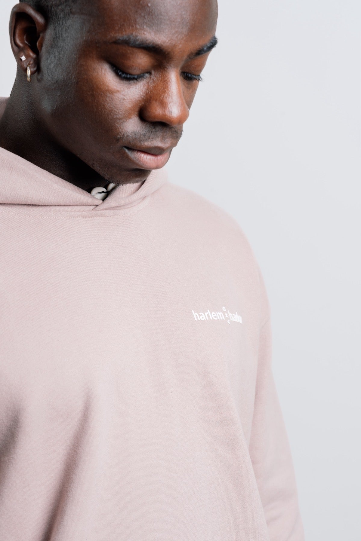 ESSENTIALS HOODIE- POWDER PINK