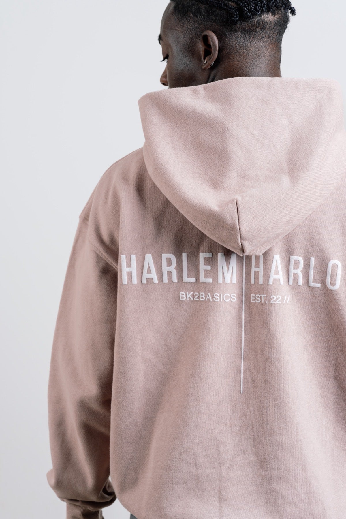 ESSENTIALS HOODIE- POWDER PINK