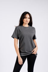 WOMENS TEE- CHARCOAL