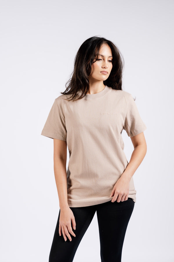 WOMENS TEE- SAND