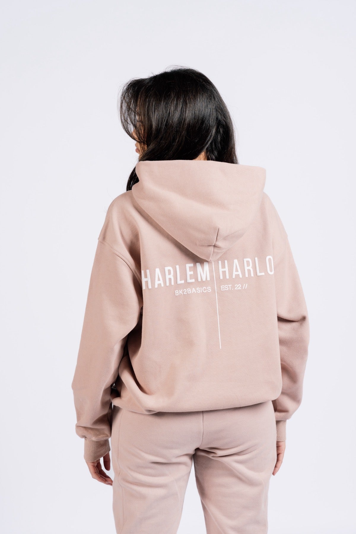 ESSENTIALS HOODIE- POWDER PINK
