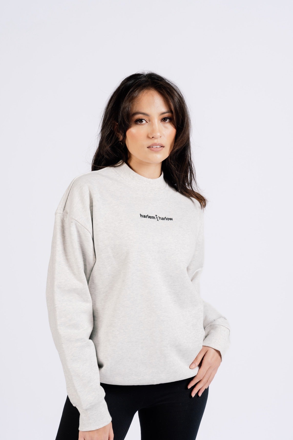BK2BASICS CREWNECK SWEATSHIRT- GREY MARLE
