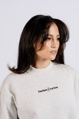 BK2BASICS CREWNECK SWEATSHIRT- GREY MARLE