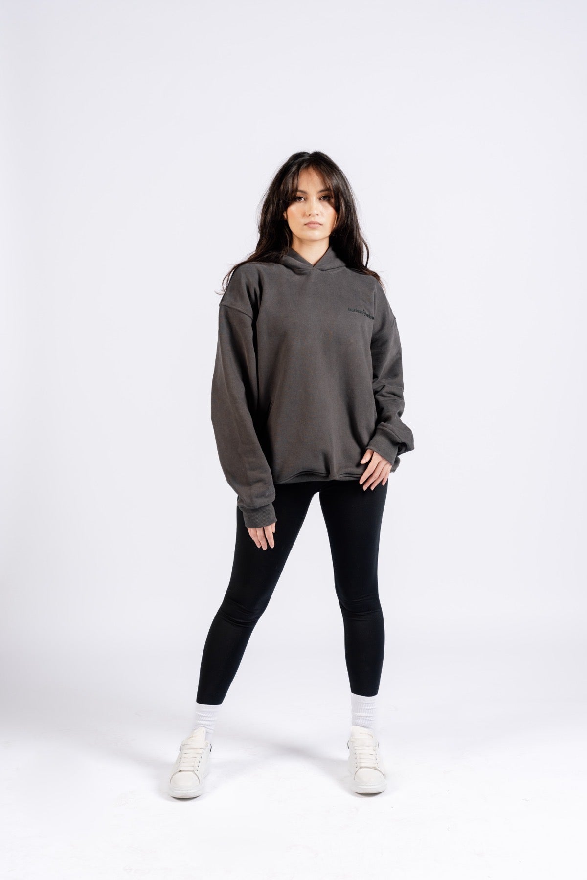 ESSENTIALS HOODIE- CHARCOAL