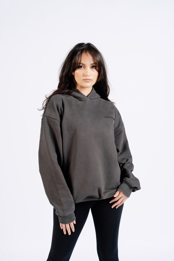 ESSENTIALS HOODIE- CHARCOAL
