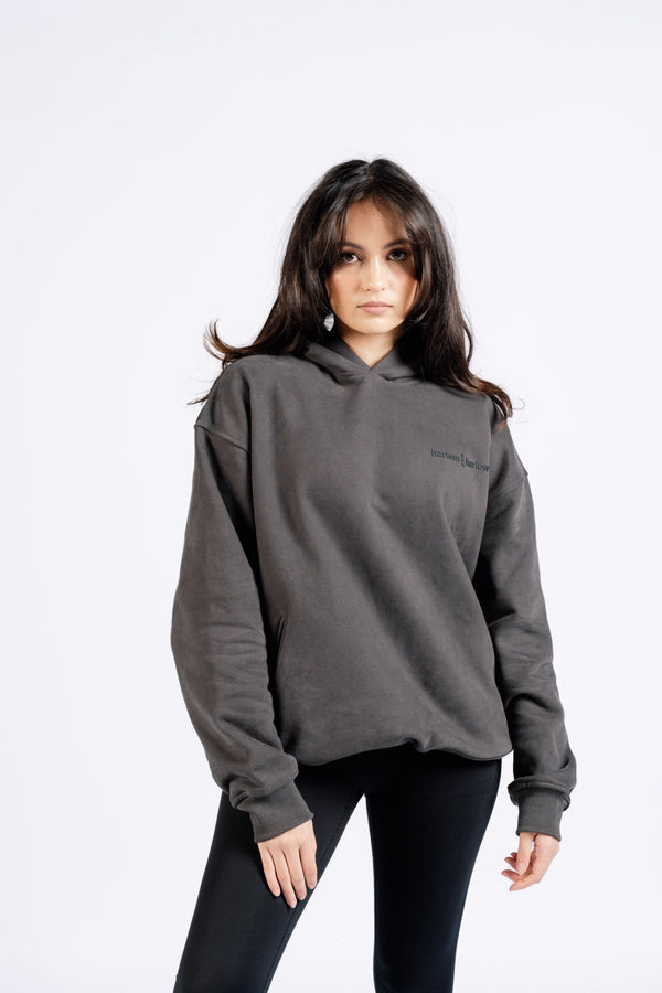 ESSENTIALS HOODIE- CHARCOAL
