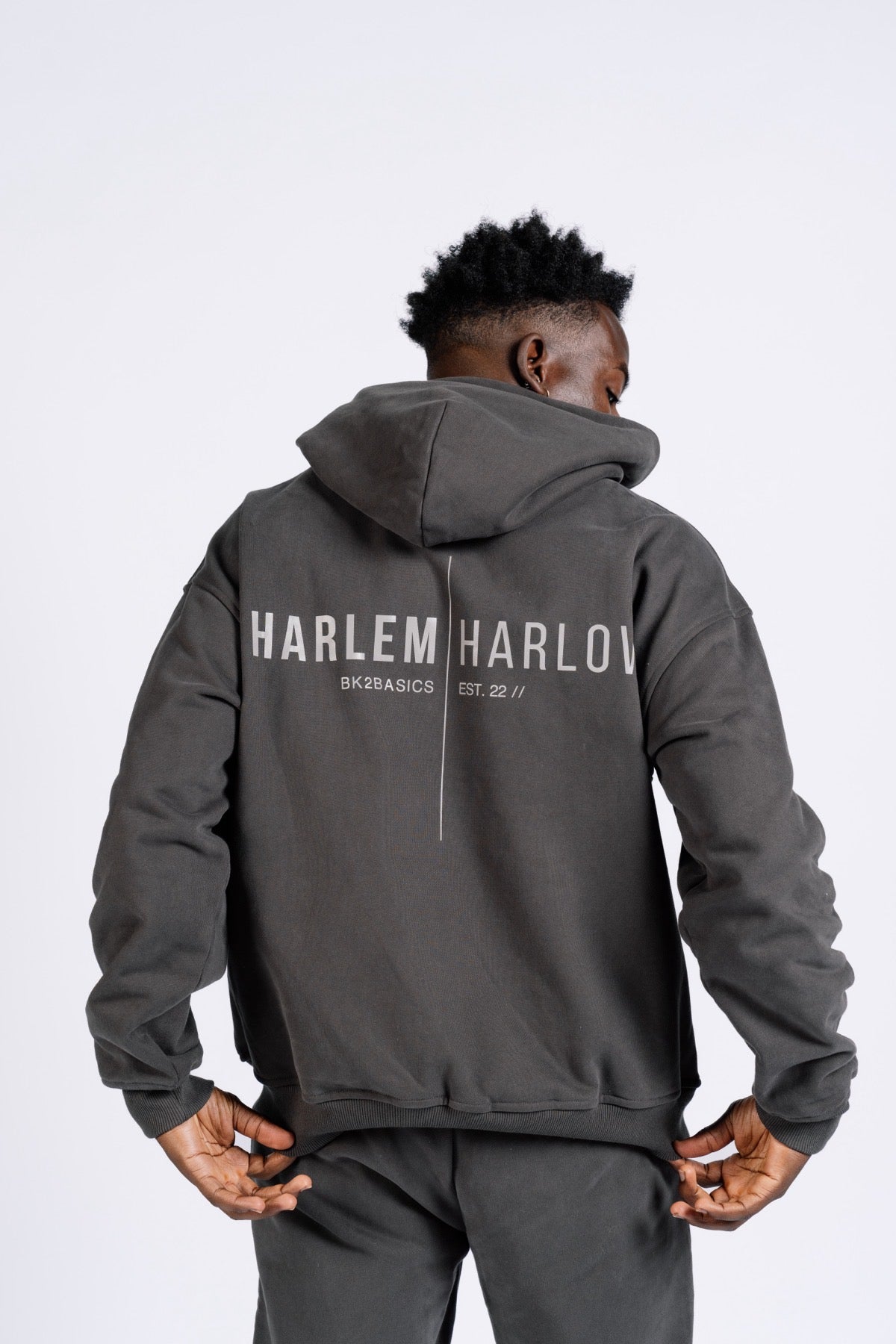 ESSENTIALS HOODIE- CHARCOAL