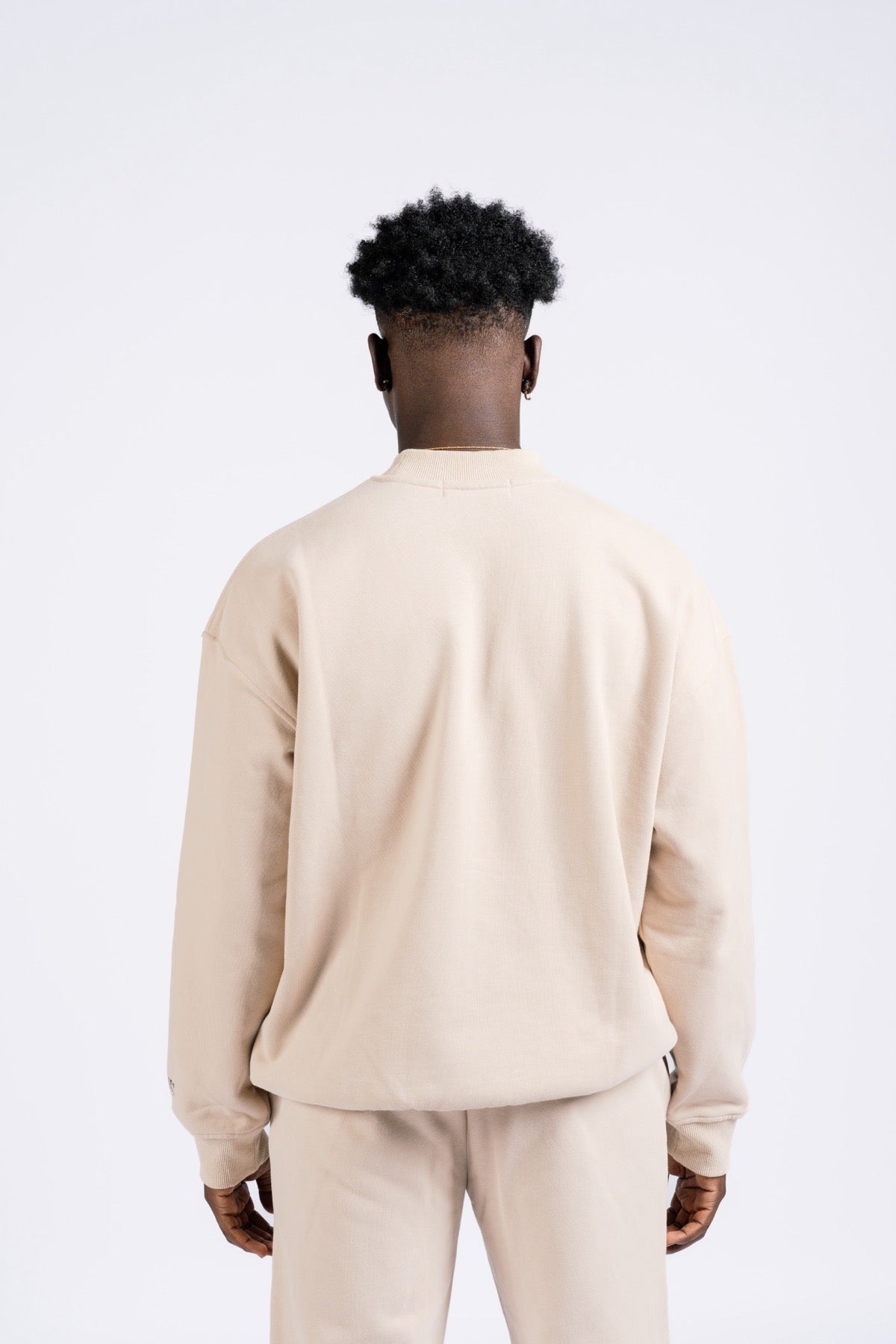 BK2BASICS  CREWNECK SWEATSHIRT- SAND