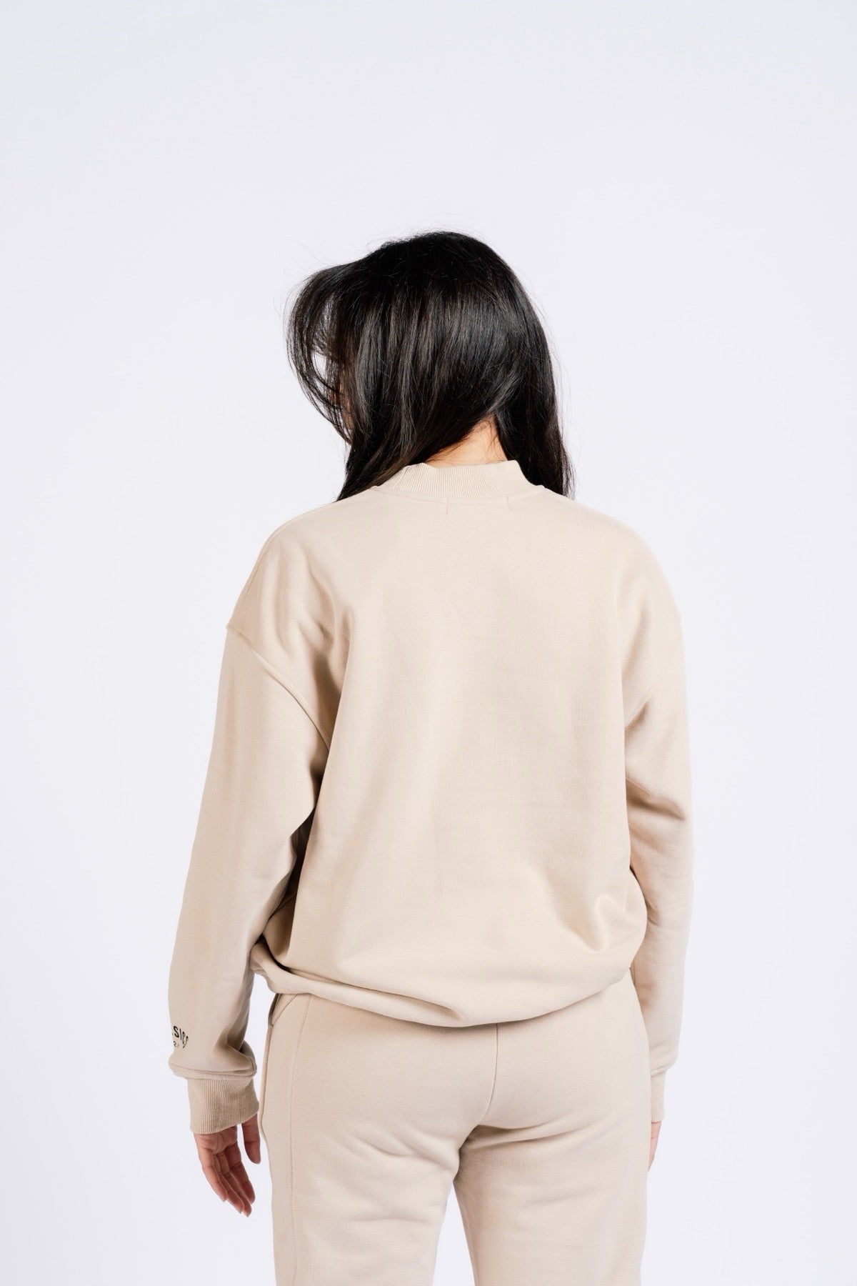 BK2BASICS  CREWNECK SWEATSHIRT- SAND