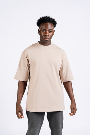 MENS TEE- SAND