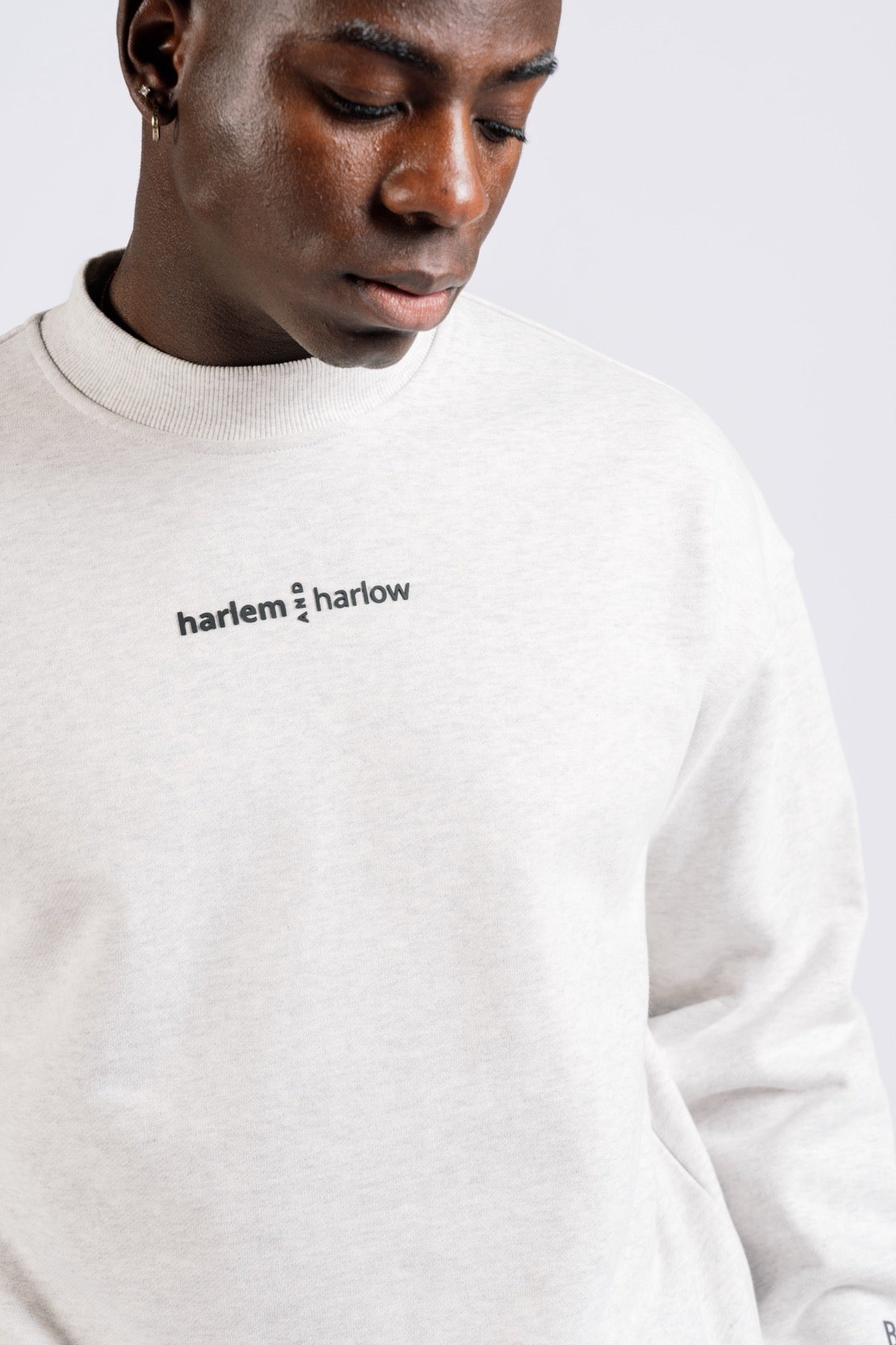 BK2BASICS CREWNECK SWEATSHIRT- GREY MARLE