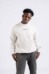 BK2BASICS CREWNECK SWEATSHIRT- GREY MARLE