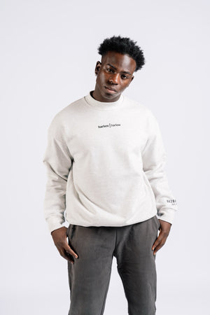 BK2BASICS CREWNECK SWEATSHIRT- GREY MARLE