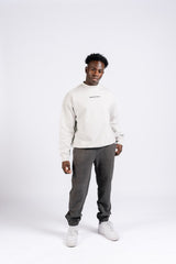BK2BASICS CREWNECK SWEATSHIRT- GREY MARLE