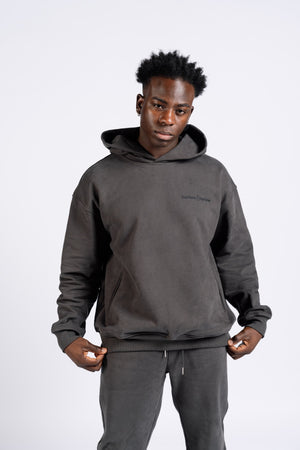 ESSENTIALS HOODIE- CHARCOAL