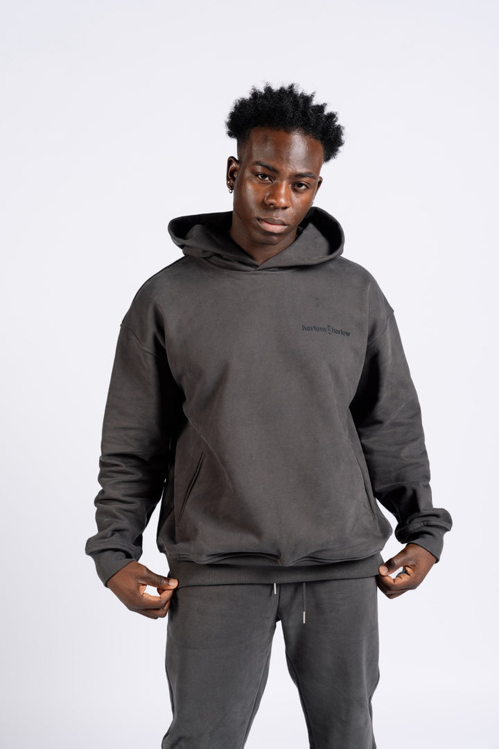 ESSENTIALS HOODIE- CHARCOAL
